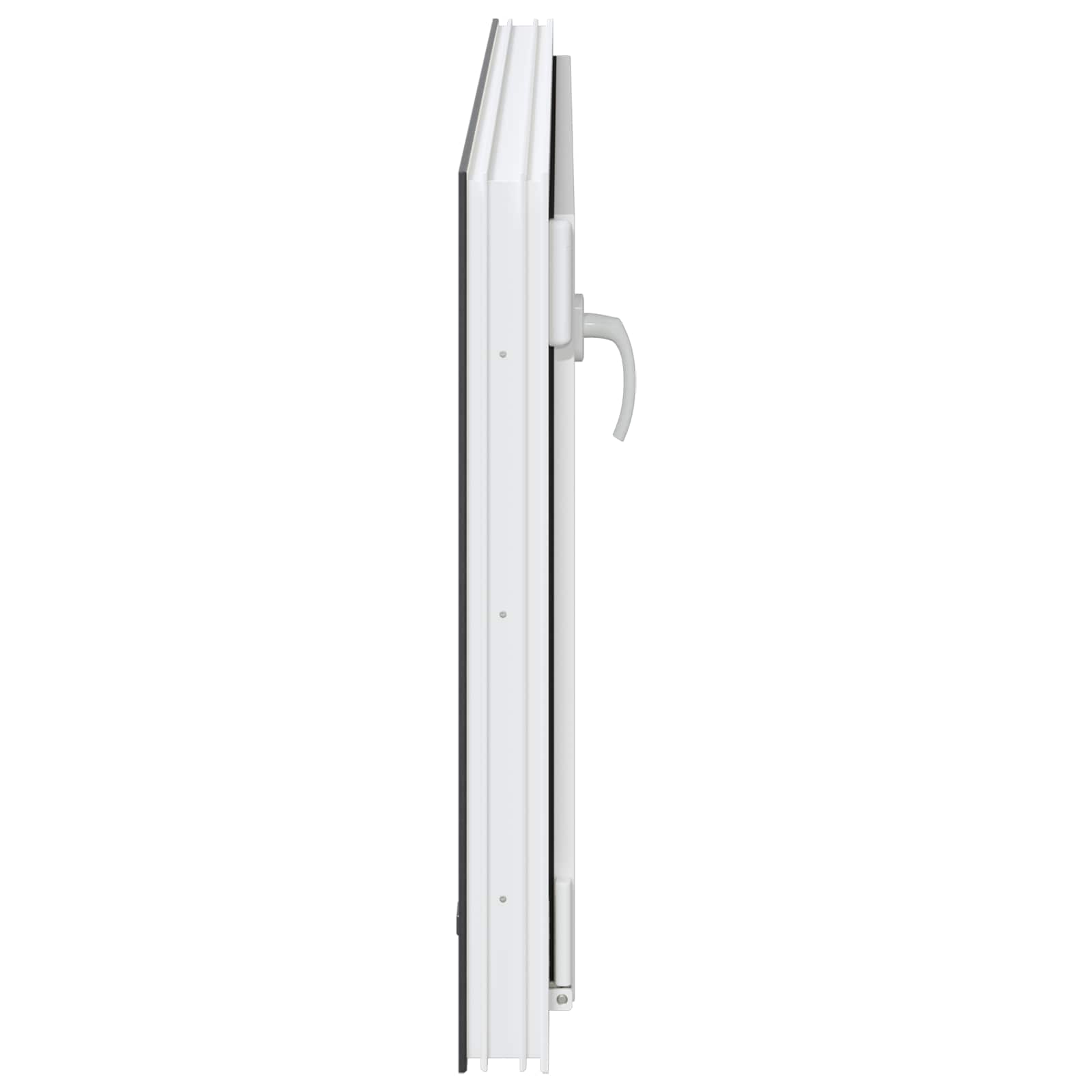 vidaXL Okno piwniczne RISOR 120 x 60 cm PVC i szkło antracytowy