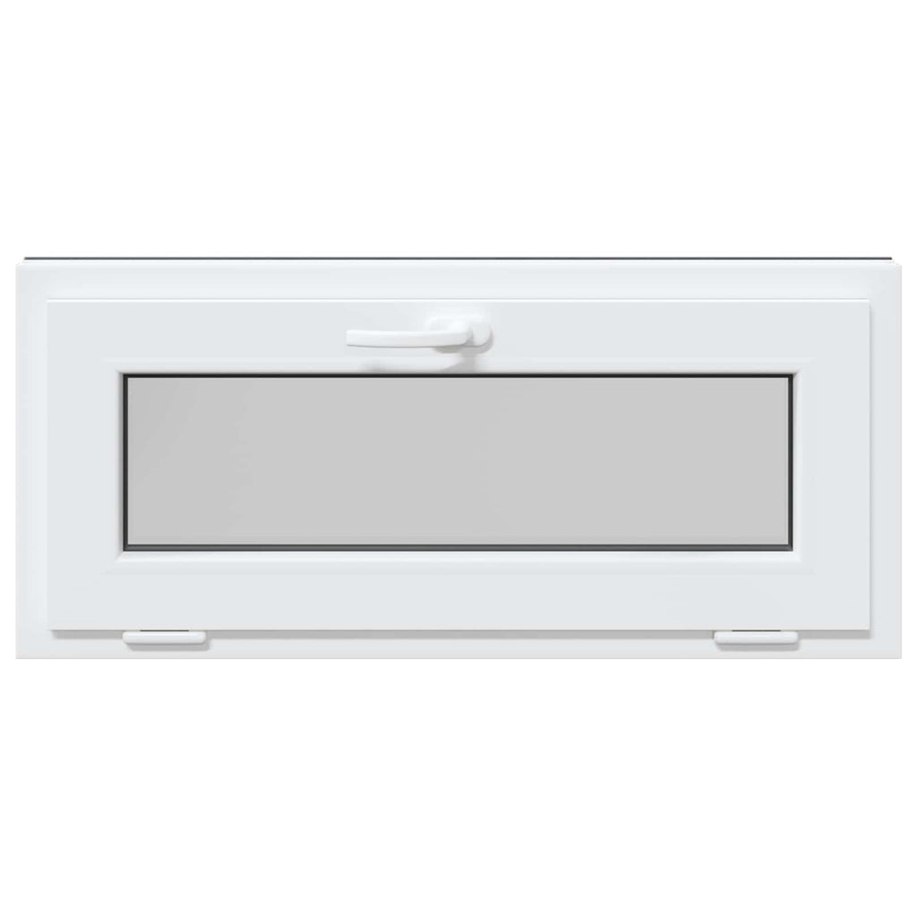 vidaXL Okno piwniczne RISOR 90 x 40 cm PVC i szkło antracytowy
