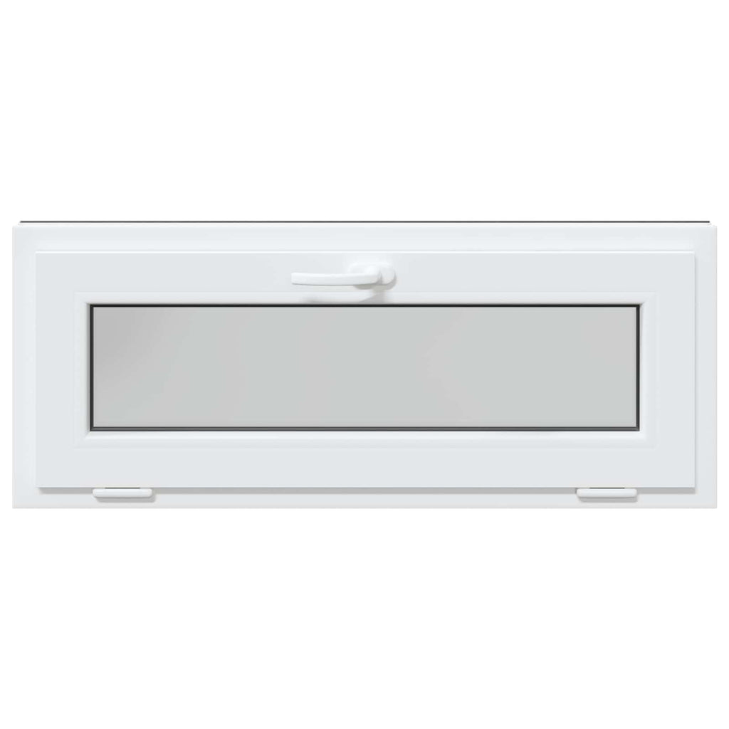 vidaXL Okno piwniczne RISOR 100 x 40 cm PVC i szkło antracytowy