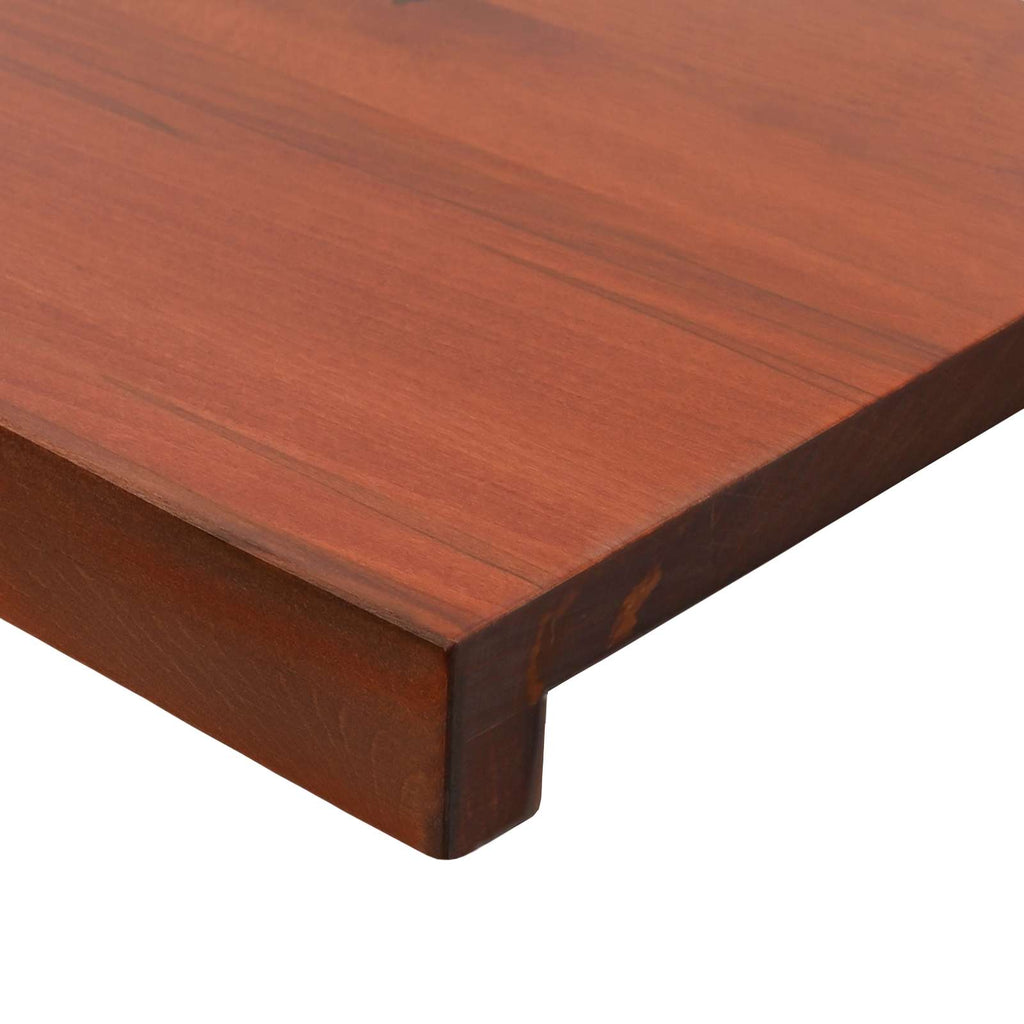 vidaXL Nakładki na schody 4 szt. 120 x 25 x 2 cm brązowy Drewno bukowe