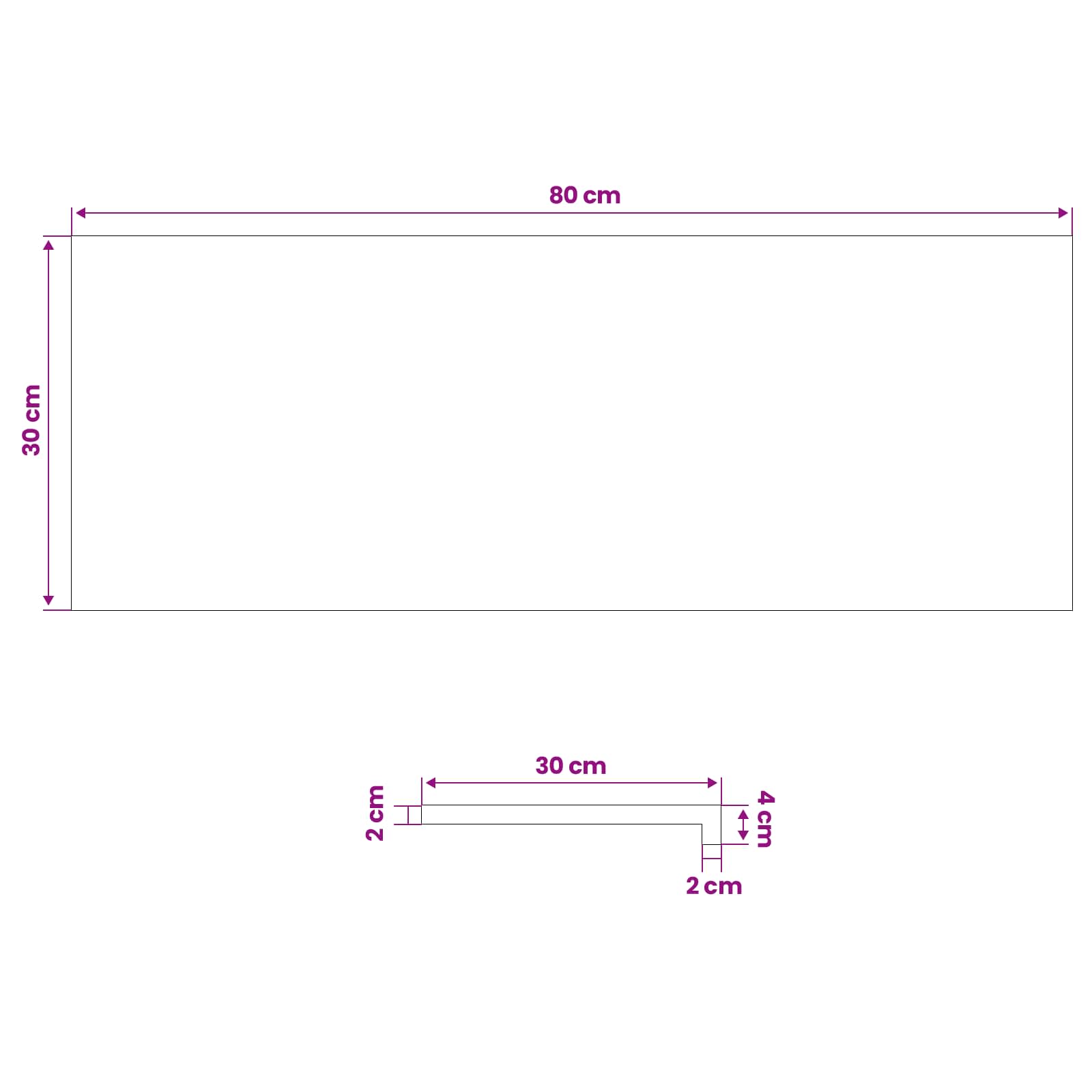 vidaXL Nakładki na schody 4 szt. 80 x 30 x 2 cm Ciemny brąz