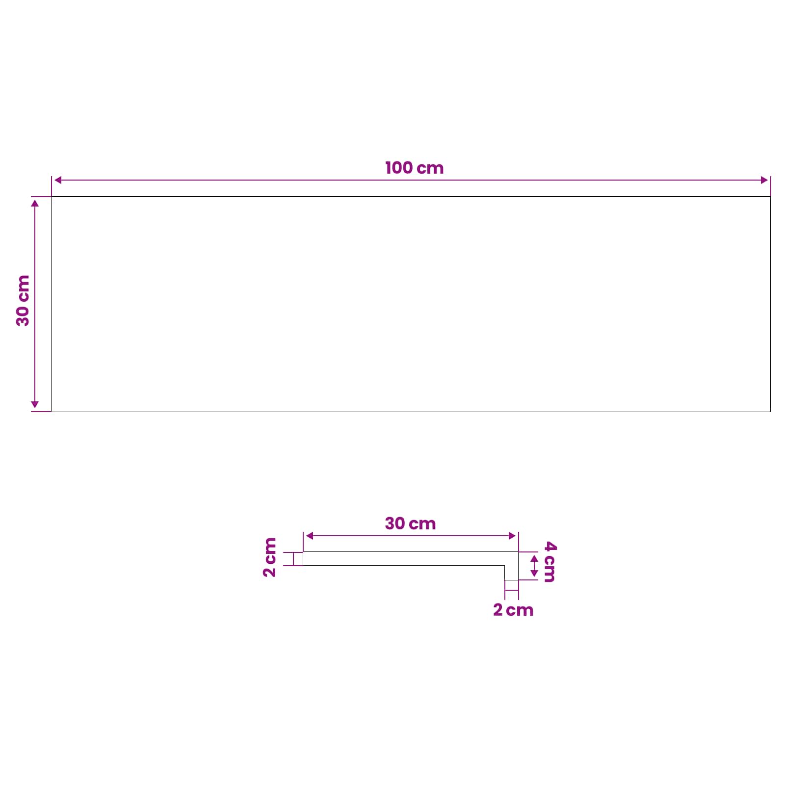 vidaXL Nakładki na schody 4 szt. 100 x 30 x 2 cm Ciemny brąz