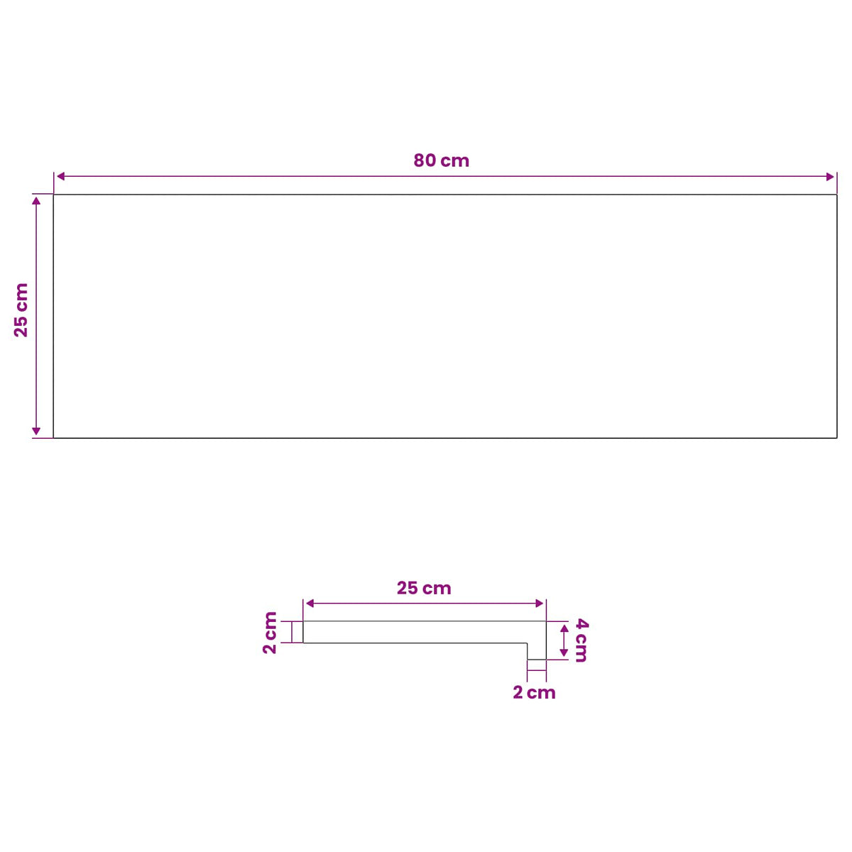 vidaXL Nakładki na schody 16 szt. 80 x 25 x 2 cm Ciemny brąz