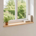vidaXL Parapety 2 szt. naturalny 100 x 15 x 2 cm Drewno bukowe