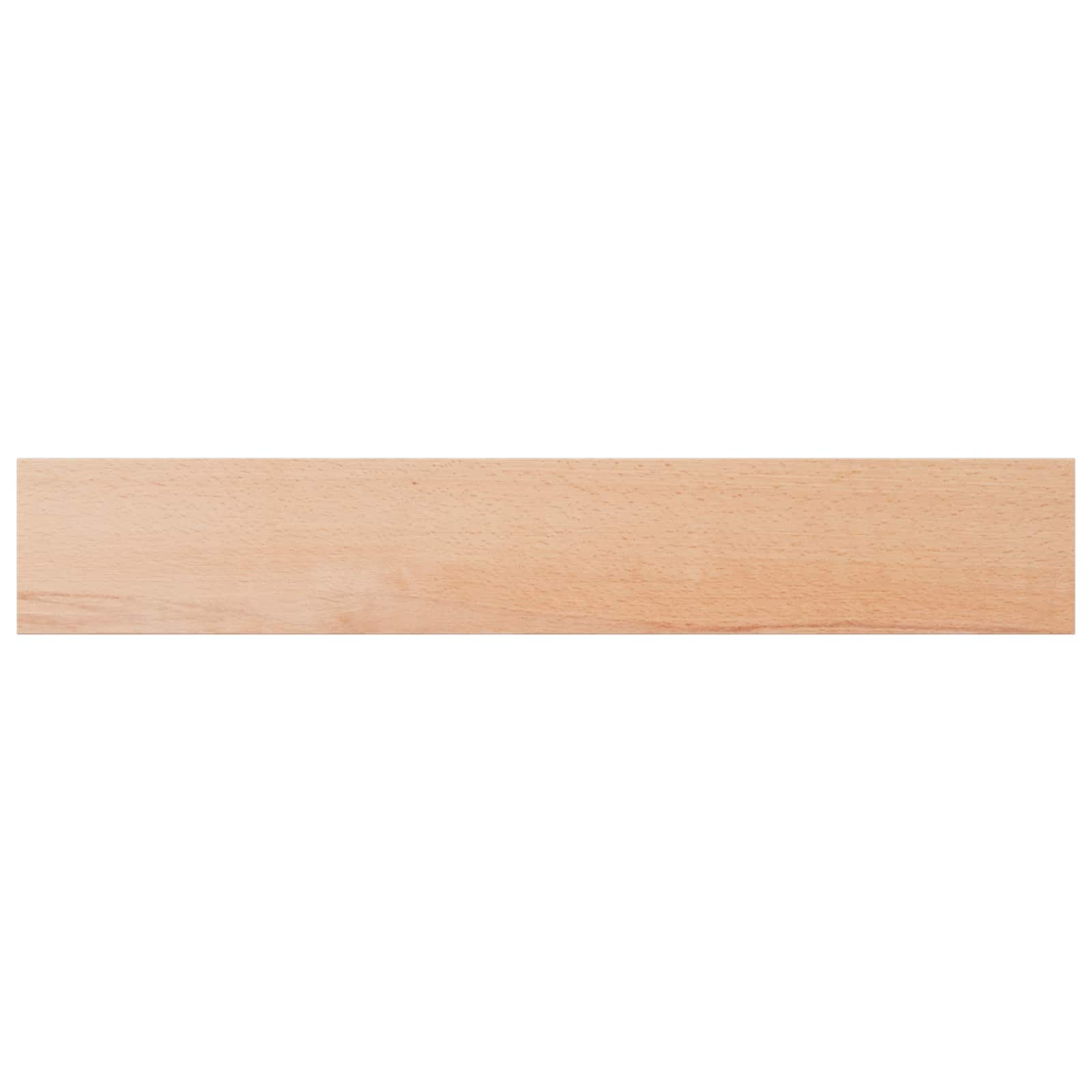 vidaXL Parapety 2 szt. naturalny 100 x 20 x 2 cm Drewno bukowe