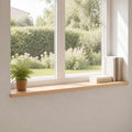 vidaXL Parapety 2 szt. naturalny 160 x 20 x 2 cm Drewno bukowe