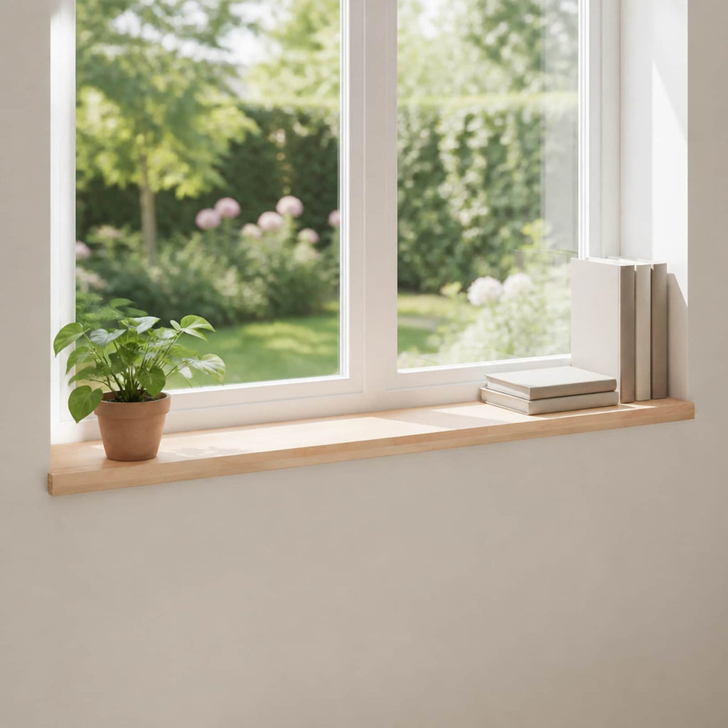 vidaXL Parapety 2 szt. naturalny 160 x 30 x 2 cm Drewno bukowe