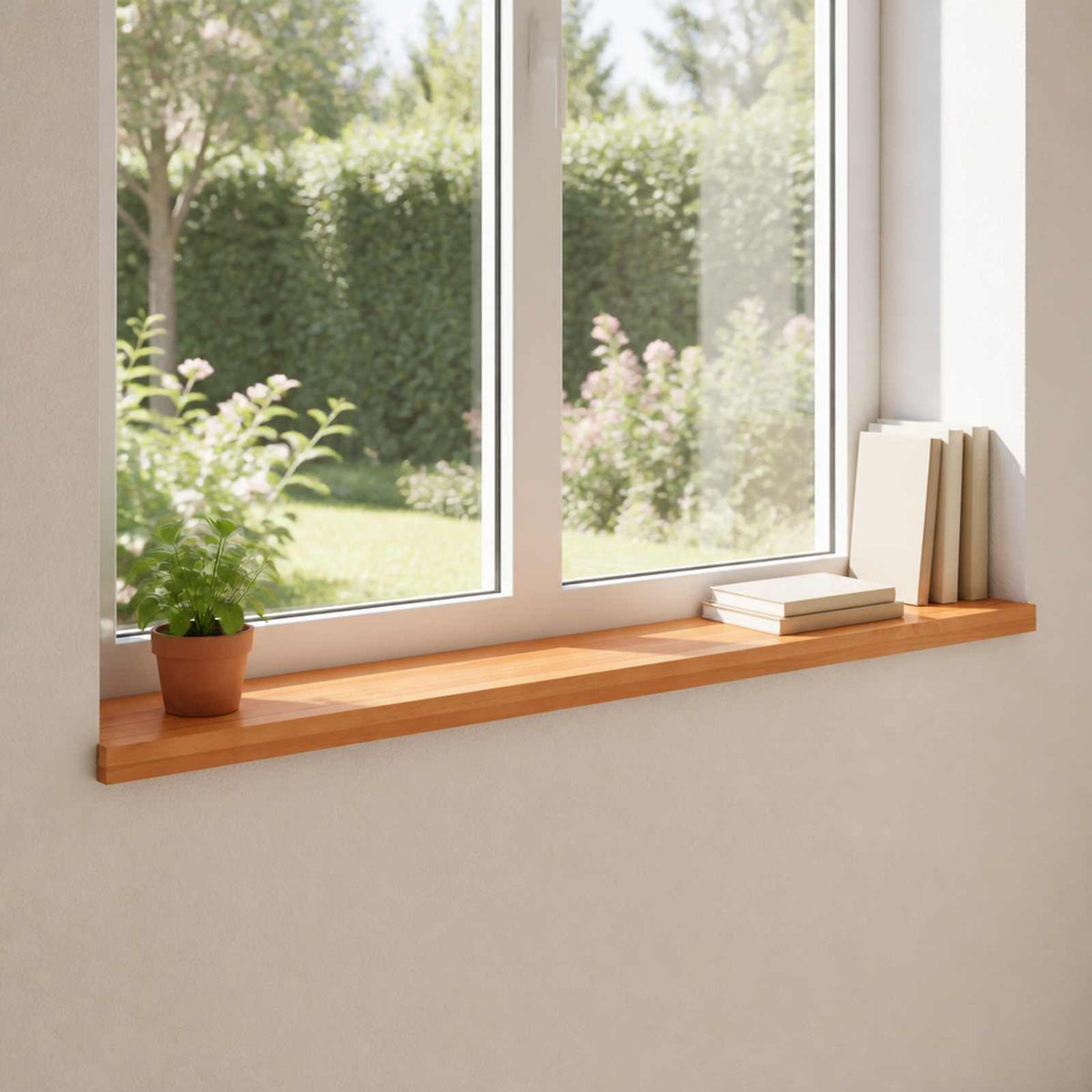 vidaXL Parapety 2 szt. Jasny Brąz 160 x 15 x 2 cm Drewno bukowe