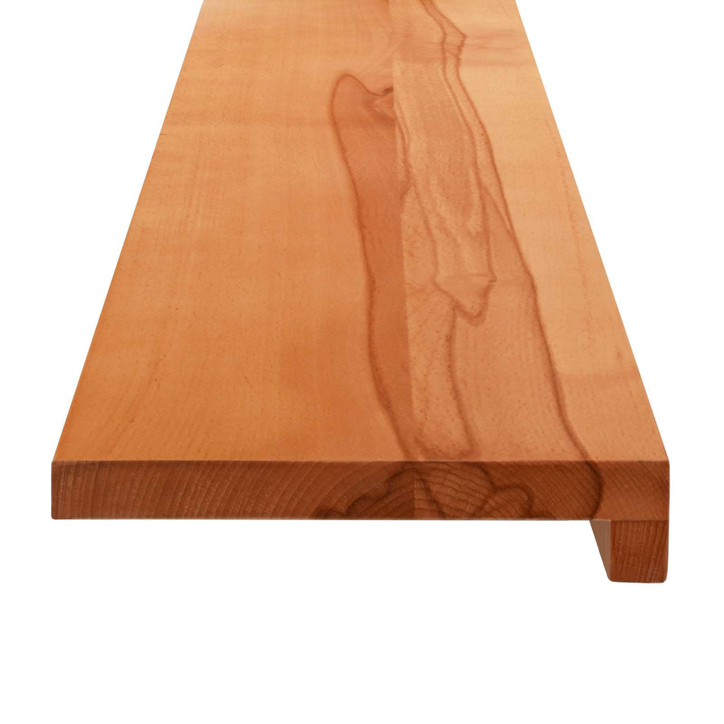 vidaXL Parapety 2 szt. Jasny Brąz 120 x 15 x 2 cm Drewno bukowe