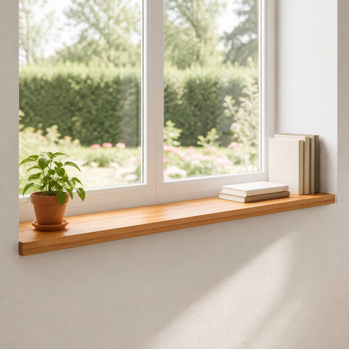 vidaXL Parapety 2 szt. Jasny Brąz 160 x 25 x 2 cm Drewno bukowe
