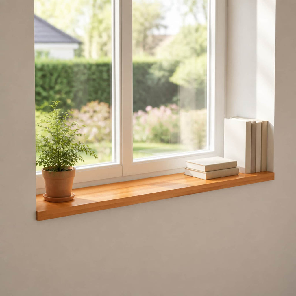 vidaXL Parapety 2 szt. Jasny Brąz 160 x 30 x 2 cm Drewno bukowe