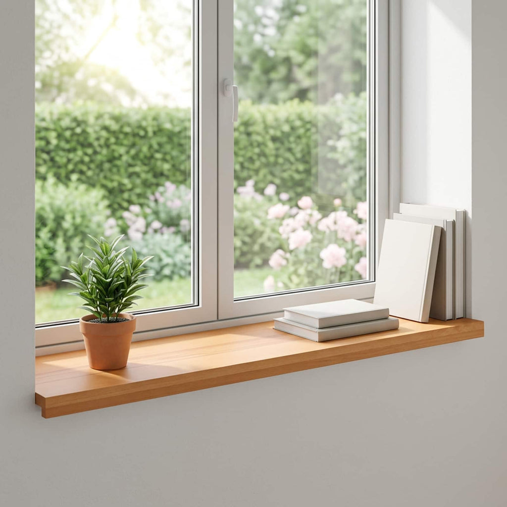 vidaXL Parapety 2 szt. Jasny Brąz 70 x 40 x 2 cm Drewno bukowe