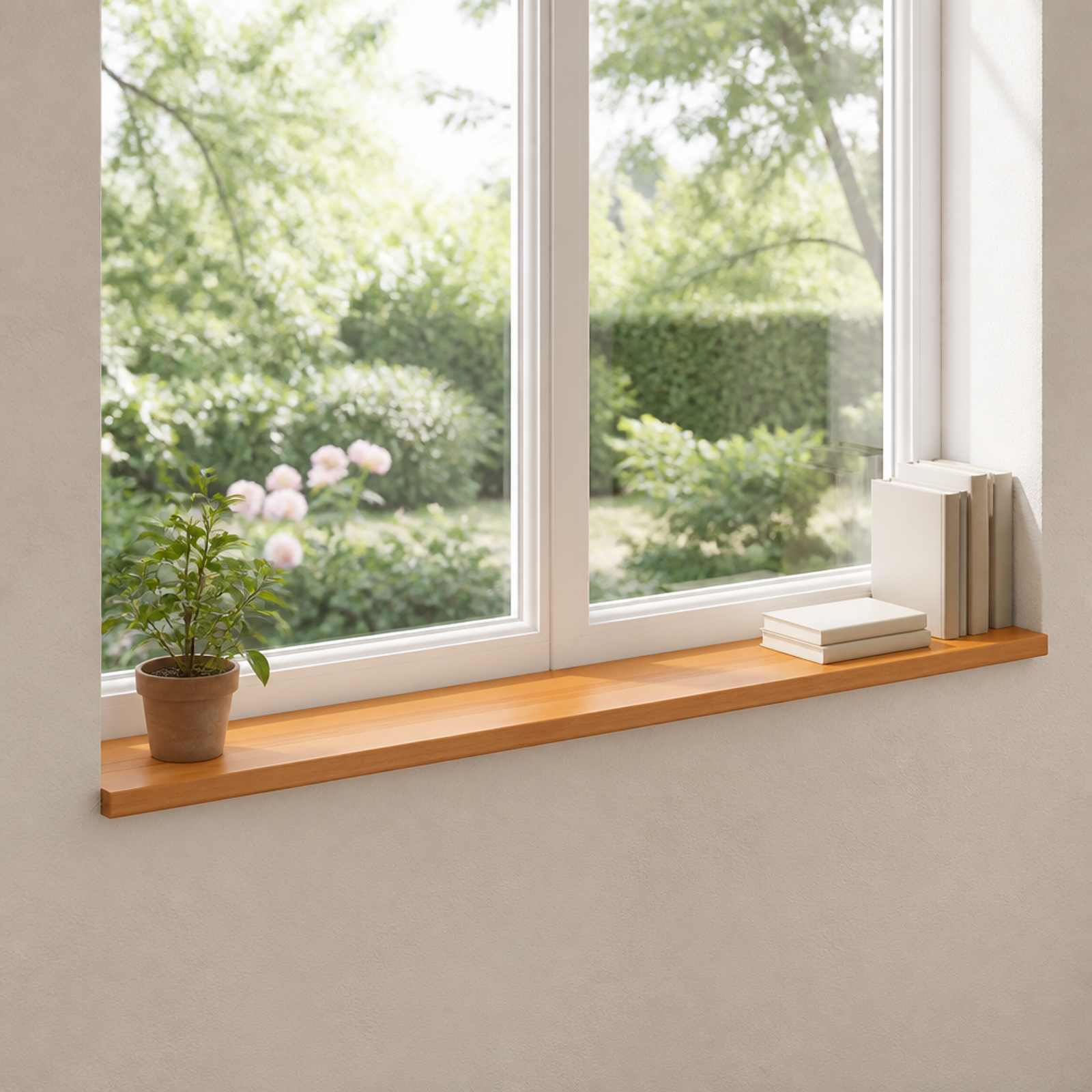 vidaXL Parapety 2 szt. Jasny Brąz 160 x 40 x 2 cm Drewno bukowe