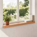 vidaXL Parapety 2 szt. Lakier 80x 15 x 2 cm Drewno bukowe