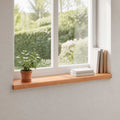 vidaXL Parapety 2 szt. Lakier 100 x 25 x 2 cm Drewno bukowe