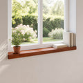 vidaXL Parapety 2 szt. brązowy 100 x 20 x 2 cm Drewno bukowe