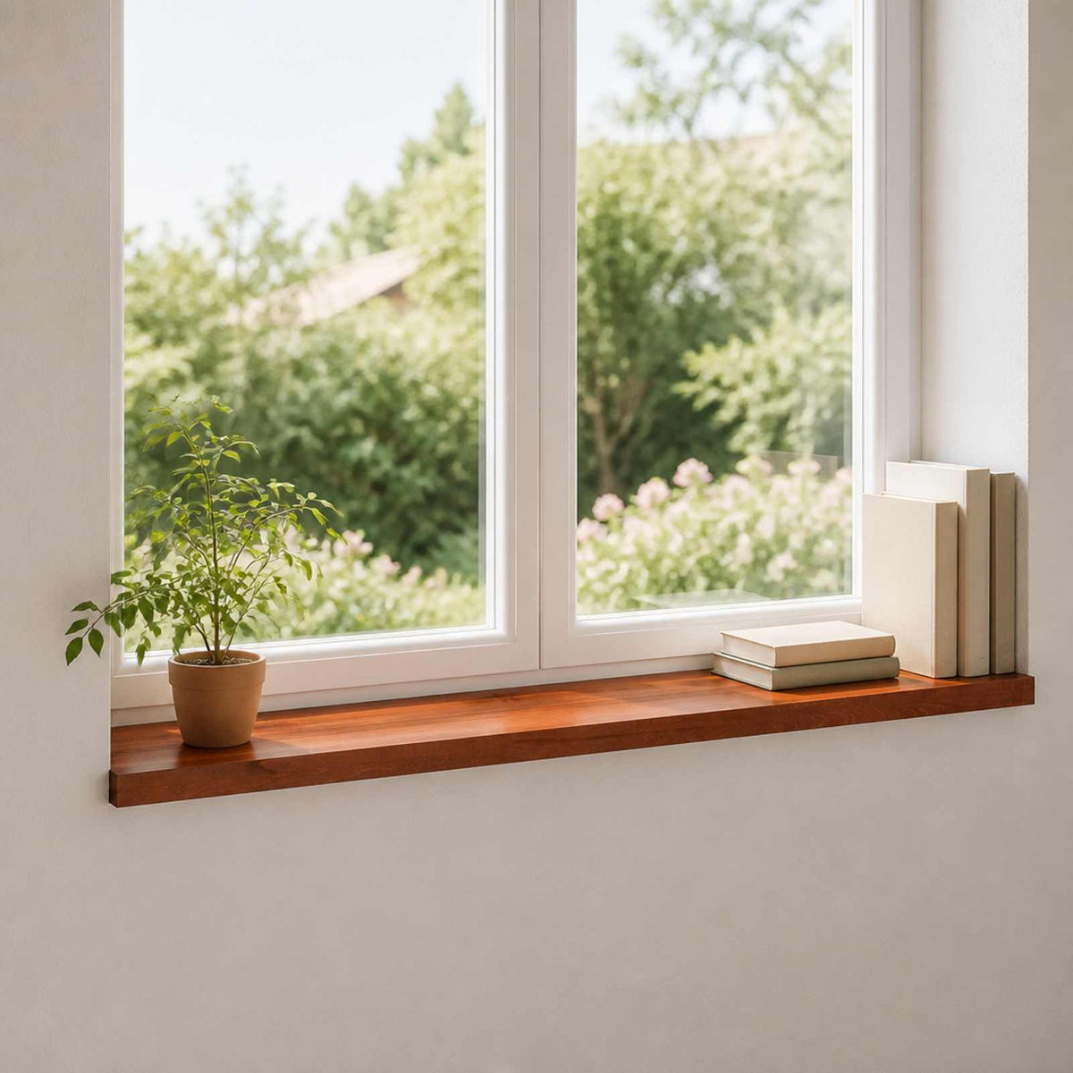 vidaXL Parapety 2 szt. brązowy 160 x 25 x 2 cm Drewno bukowe