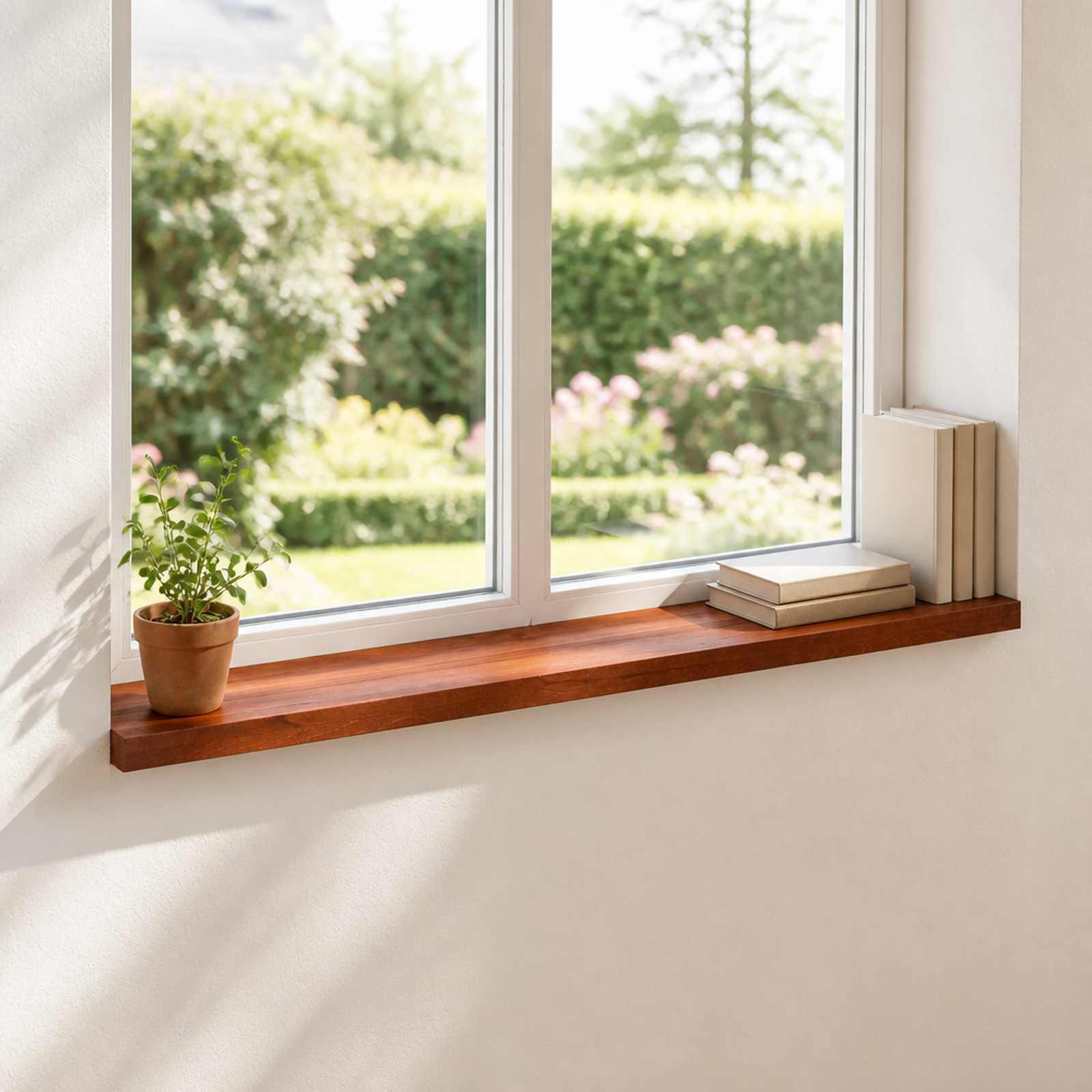 vidaXL Parapety 2 szt. brązowy 160 x 30 x 2 cm Drewno bukowe