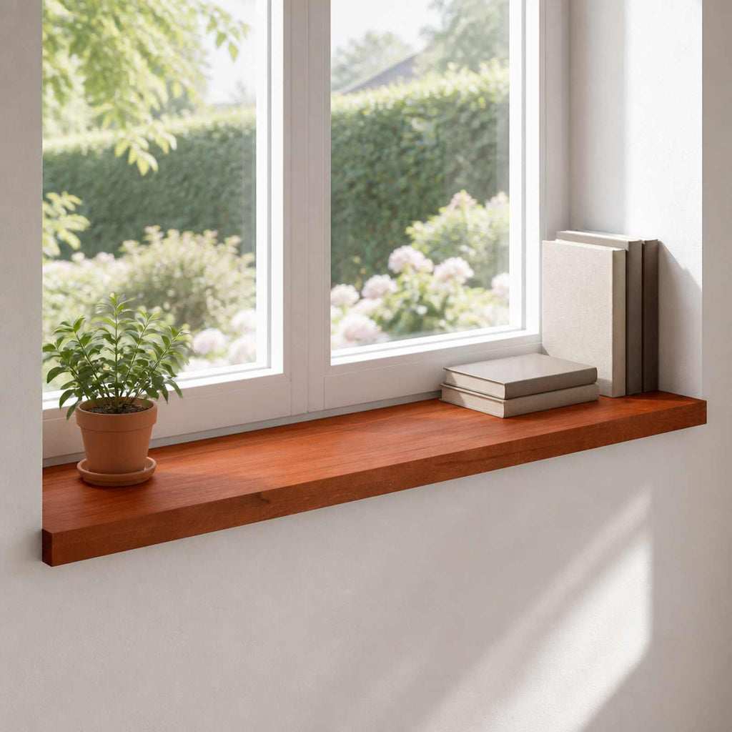 vidaXL Parapety 2 szt. brązowy 100 x 40 x 2 cm Drewno bukowe