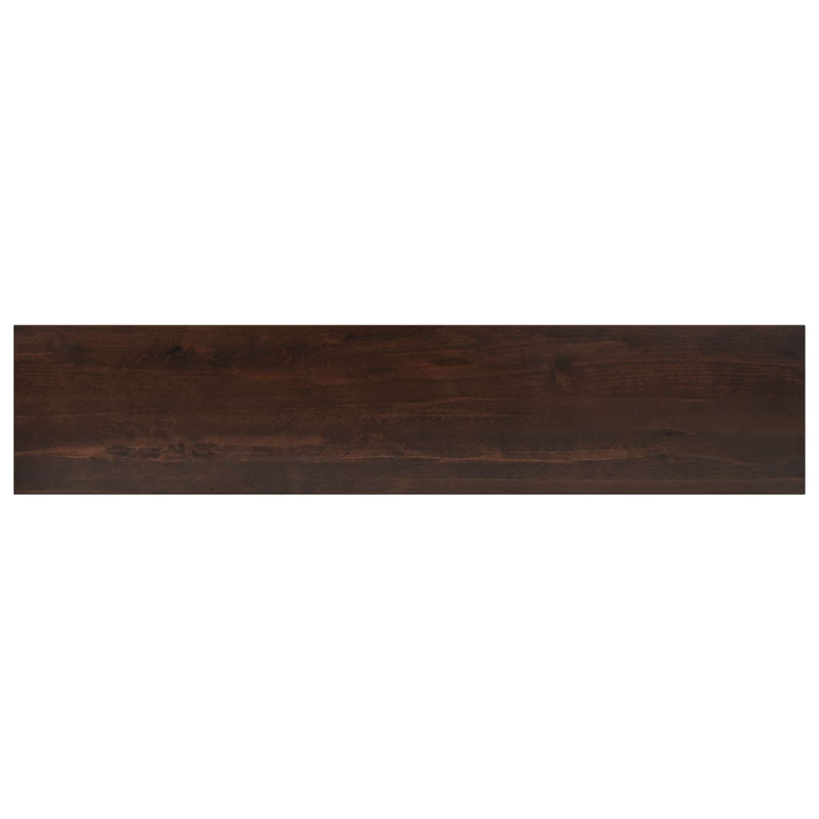 vidaXL Parapety 2 szt. Ciemny brąz 70 x 15 x 2 cm Drewno bukowe