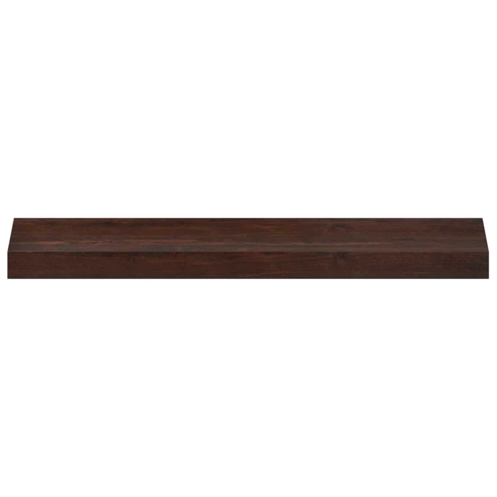 vidaXL Parapety 2 szt. Ciemny brąz 80x 15 x 2 cm Drewno bukowe
