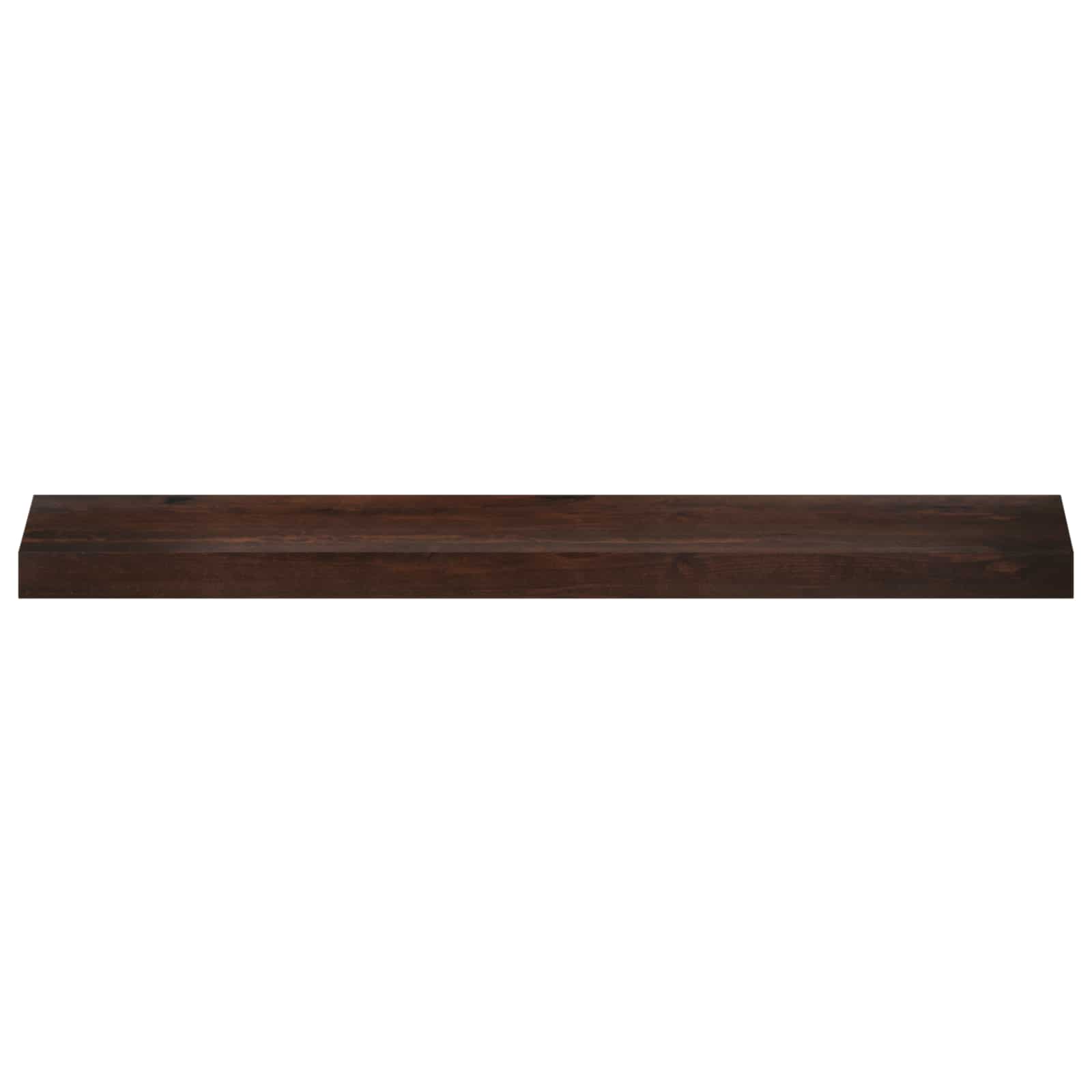 vidaXL Parapety 2 szt. Ciemny brąz 90 x 15 x 2 cm Drewno bukowe