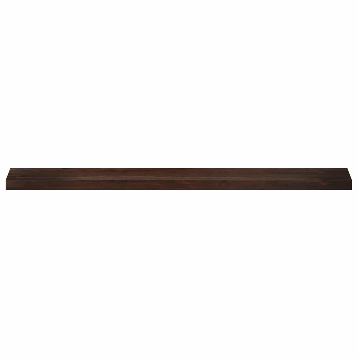 vidaXL Parapety 2 szt. Ciemny brąz 140 x 15 x 2 cm Drewno bukowe