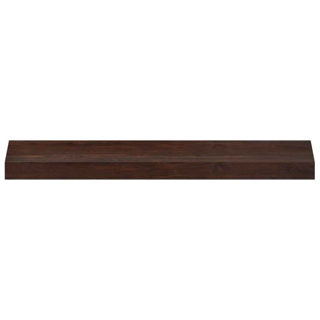 vidaXL Parapety 2 szt. Ciemny brąz 70 x 20 x 2 cm Drewno bukowe