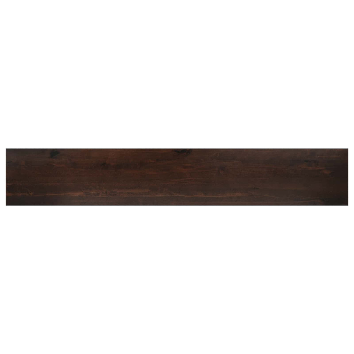 vidaXL Parapety 2 szt. Ciemny brąz 100 x 20 x 2 cm Drewno bukowe
