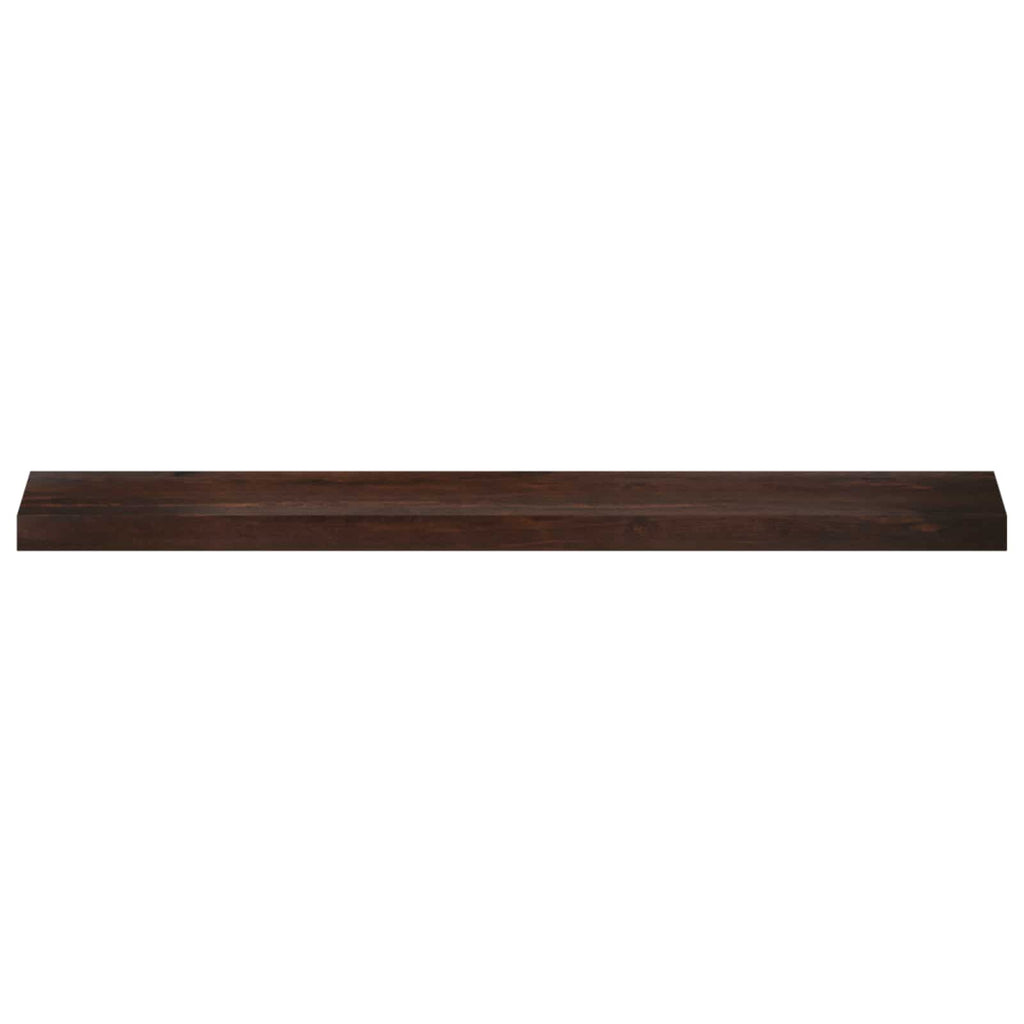 vidaXL Parapety 2 szt. Ciemny brąz 110 x 20 x 2 cm Drewno bukowe