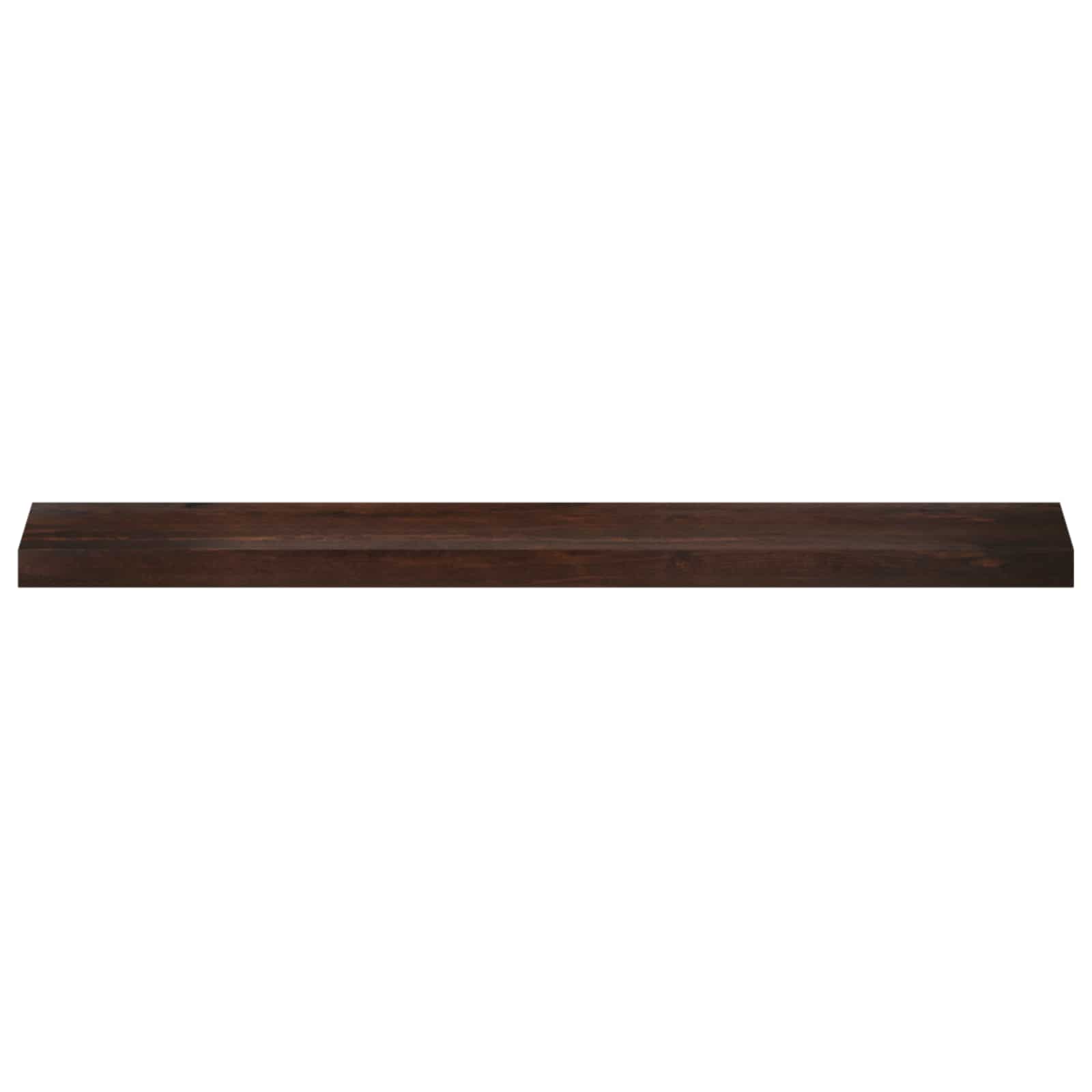 vidaXL Parapety 2 szt. Ciemny brąz 110 x 20 x 2 cm Drewno bukowe