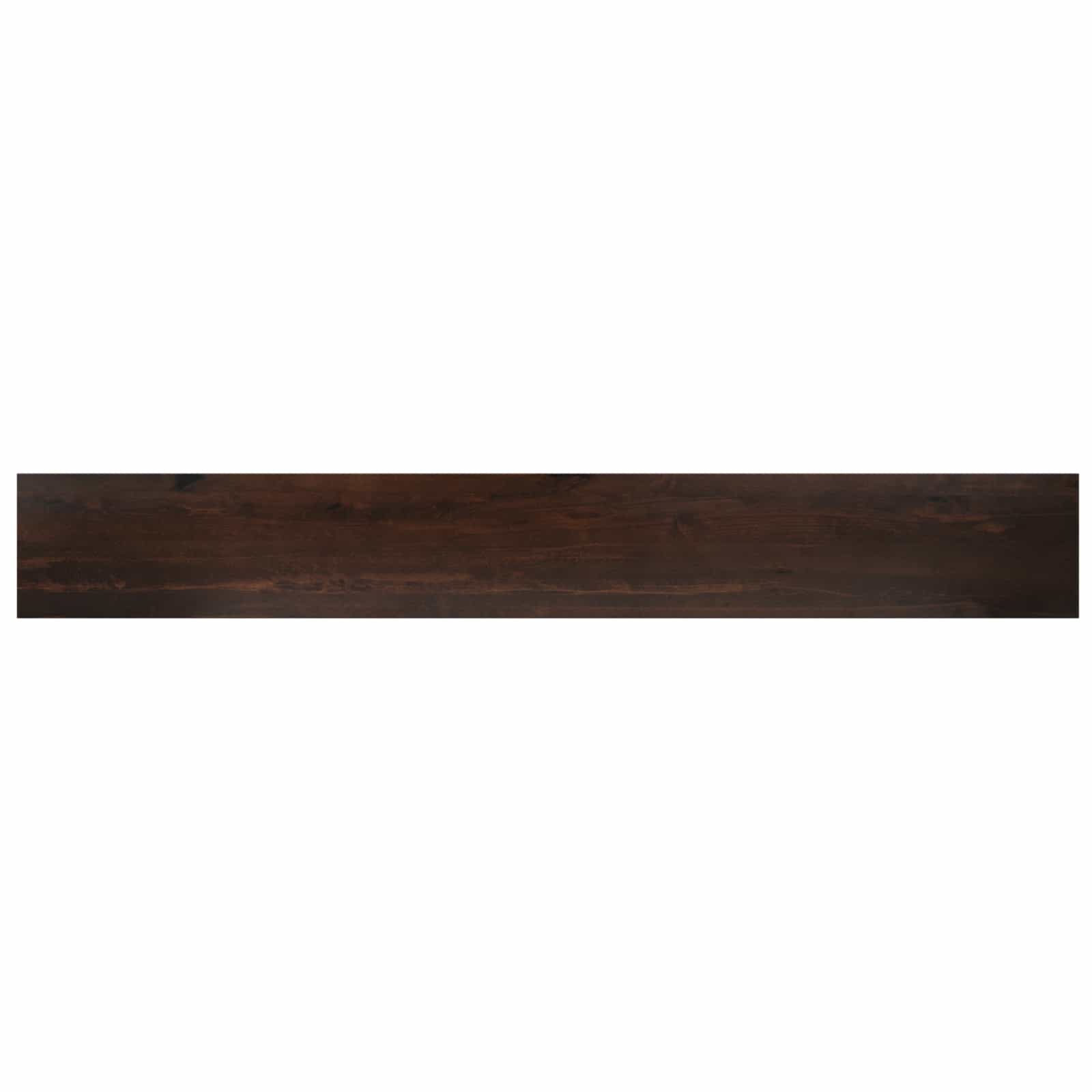 vidaXL Parapety 2 szt. Ciemny brąz 120 x 20 x 2 cm Drewno bukowe