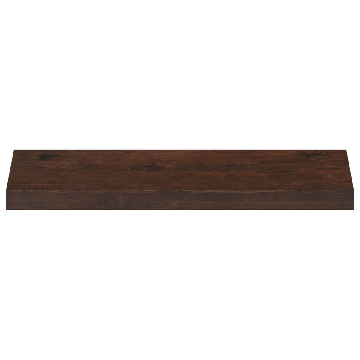 vidaXL Parapety 2 szt. Ciemny brąz 80x 25 x 2 cm Drewno bukowe