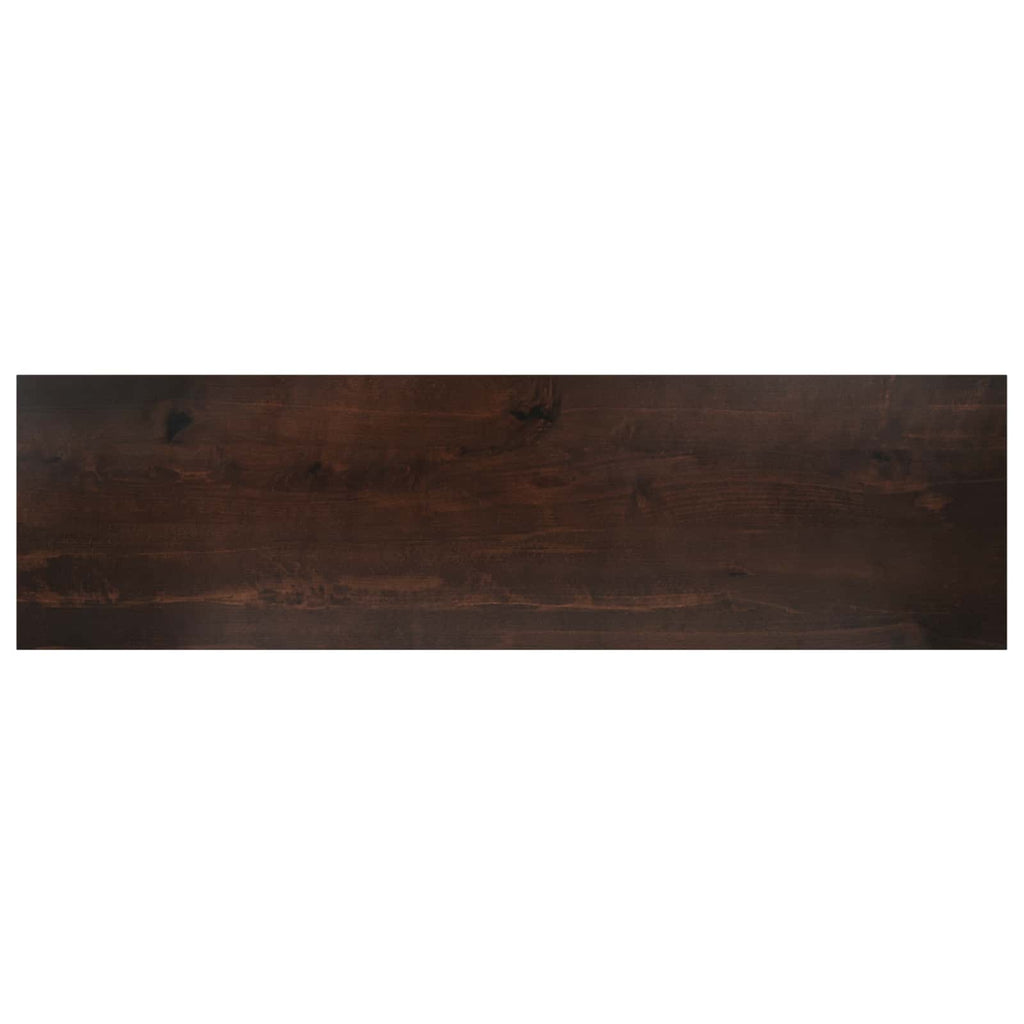 vidaXL Parapety 2 szt. Ciemny brąz 90 x 25 x 2 cm Drewno bukowe