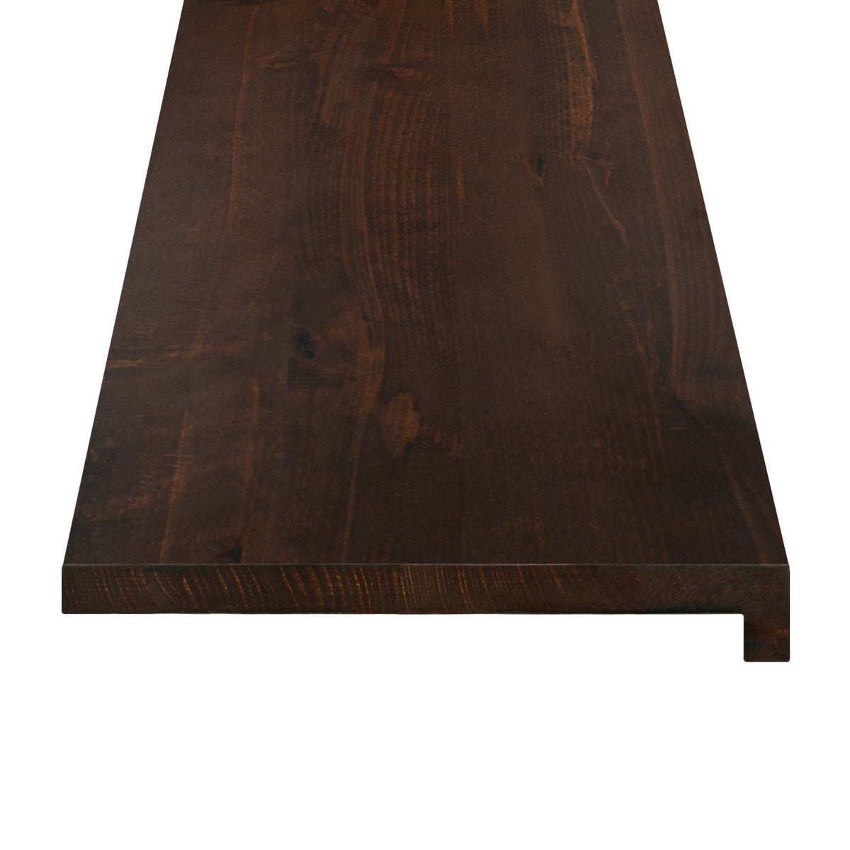 vidaXL Parapety 2 szt. Ciemny brąz 120 x 25 x 2 cm Drewno bukowe