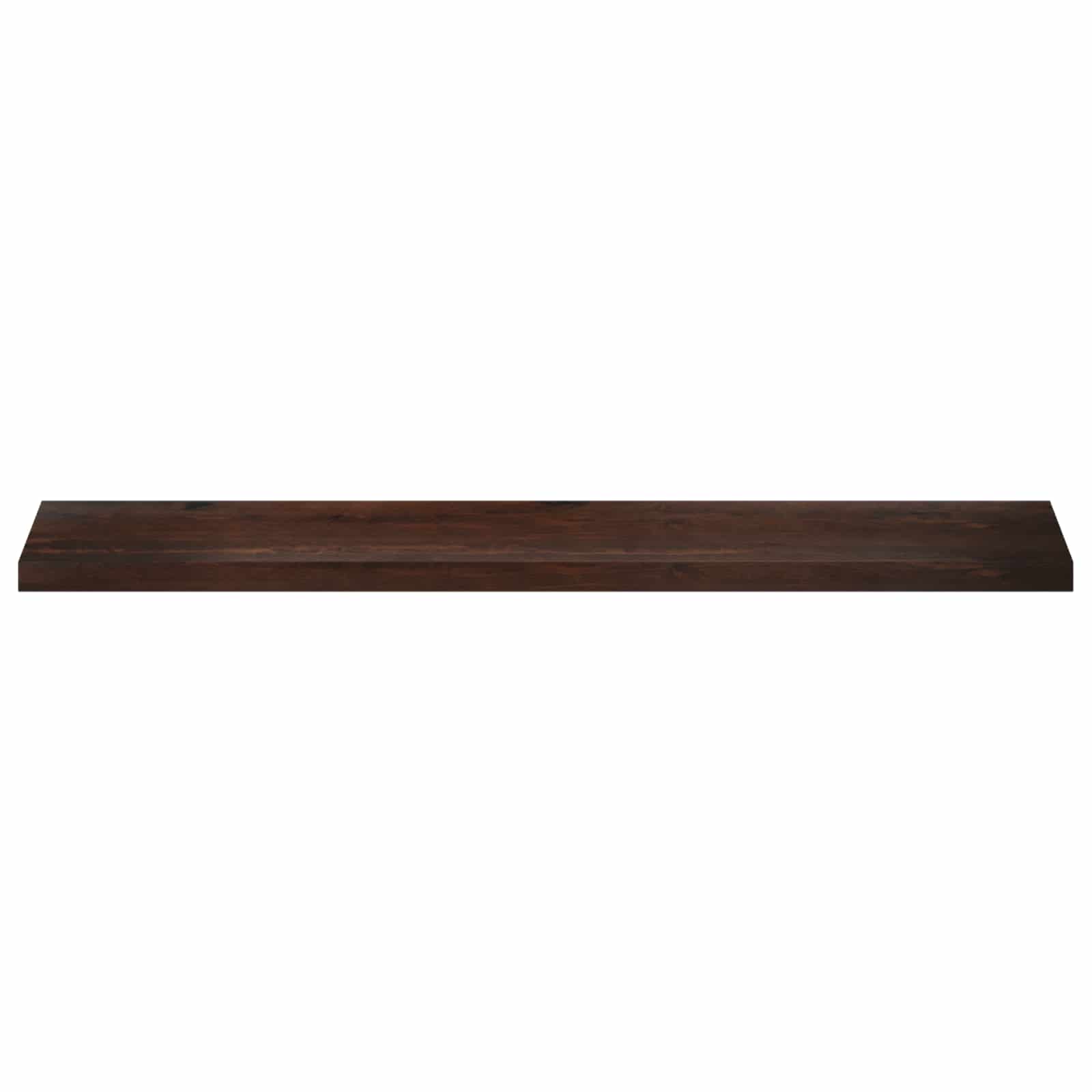 vidaXL Parapety 2 szt. Ciemny brąz 160 x 25 x 2 cm Drewno bukowe