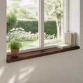 vidaXL Parapety 2 szt. Ciemny brąz 120 x 30 x 2 cm Drewno bukowe