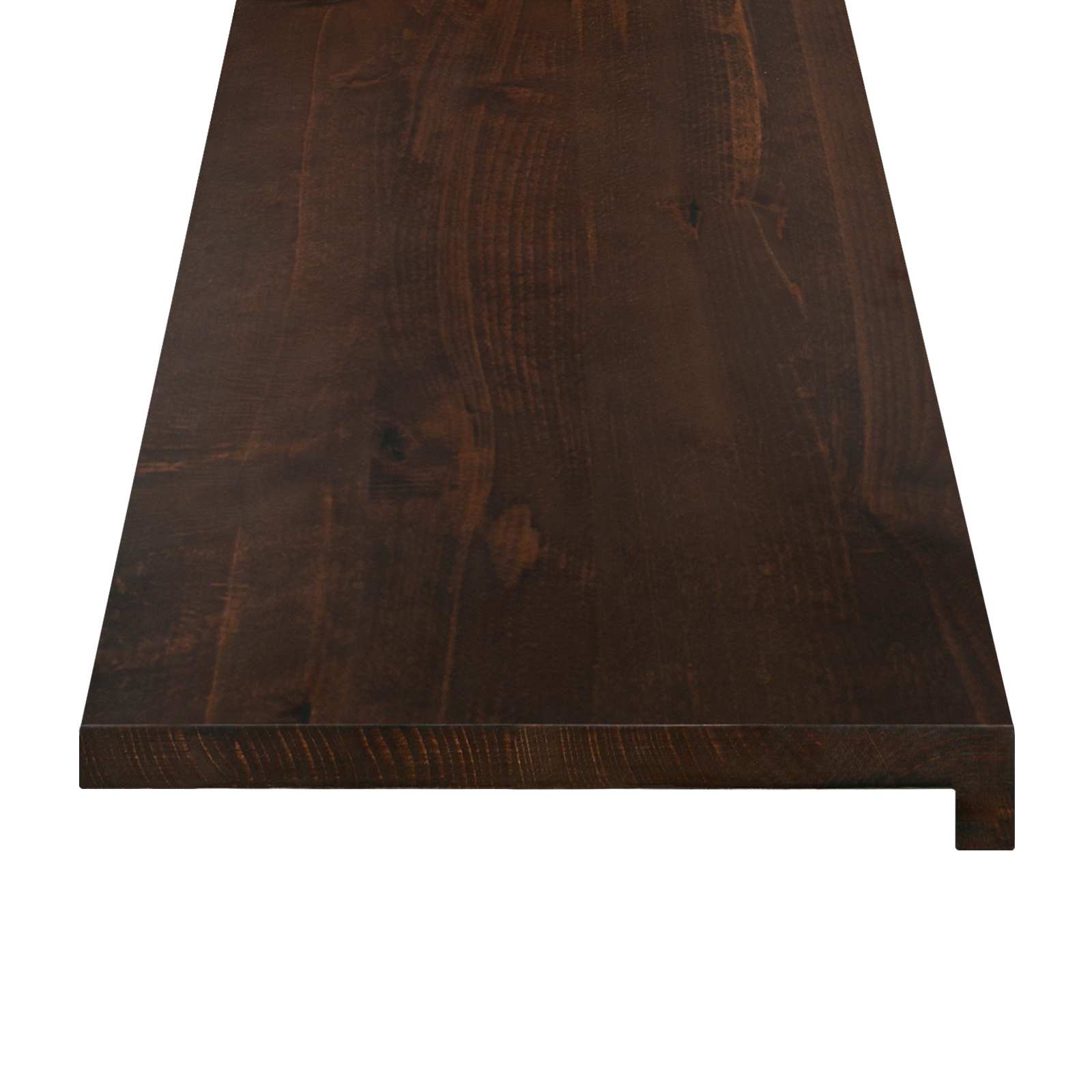 vidaXL Parapety 2 szt. Ciemny brąz 120 x 30 x 2 cm Drewno bukowe