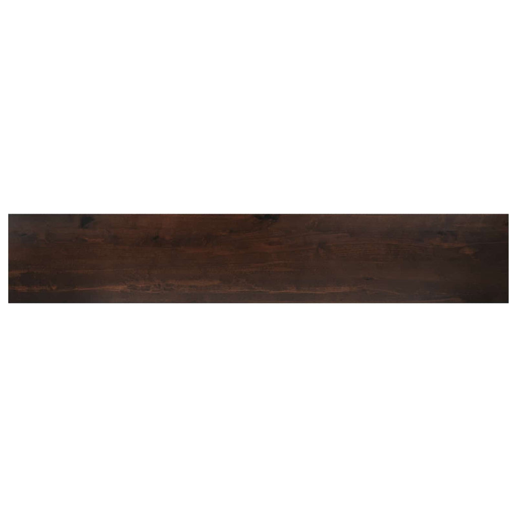 vidaXL Parapety 2 szt. Ciemny brąz 140 x 30 x 2 cm Drewno bukowe