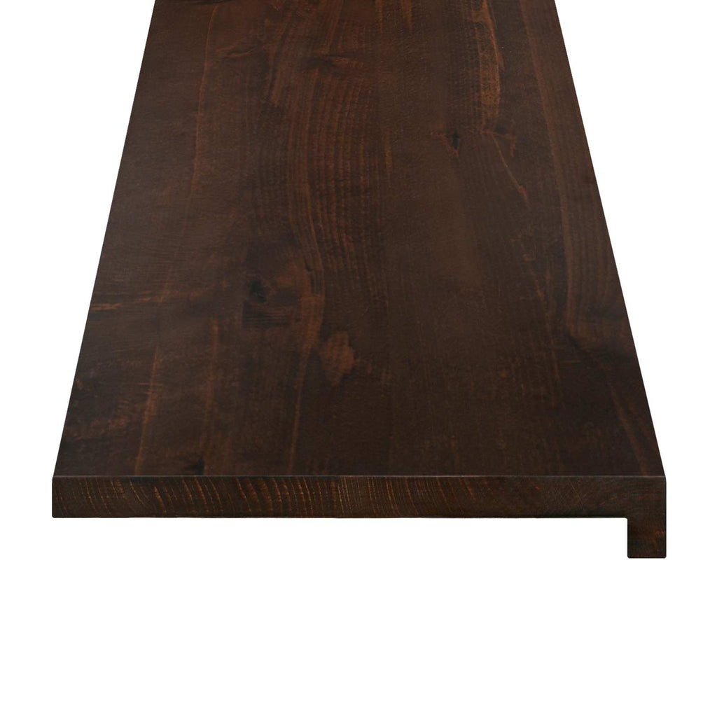 vidaXL Parapety 2 szt. Ciemny brąz 160 x 30 x 2 cm Drewno bukowe