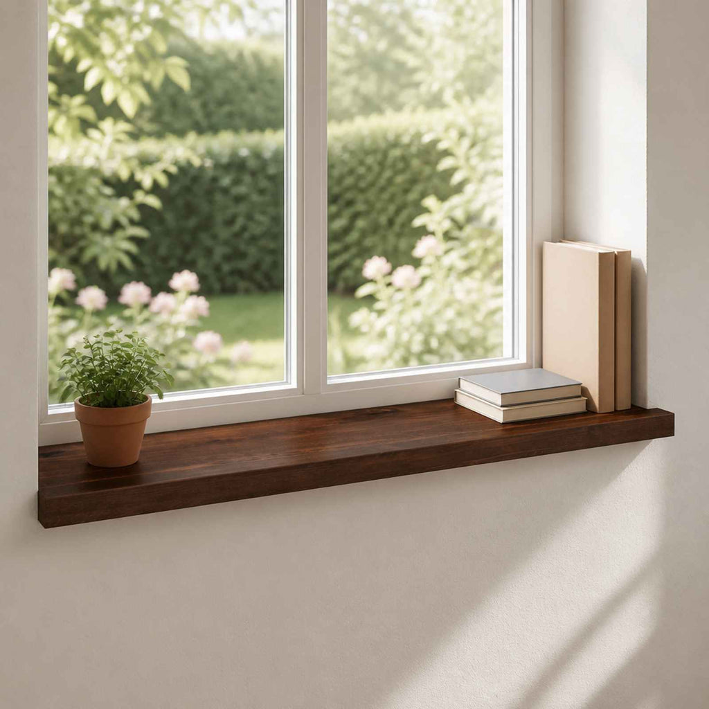 vidaXL Parapety 2 szt. Ciemny brąz 100 x 40 x 2 cm Drewno bukowe