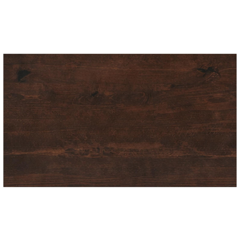vidaXL Parapety 2 szt. Ciemny brąz 80x 40 x 2 cm Drewno bukowe