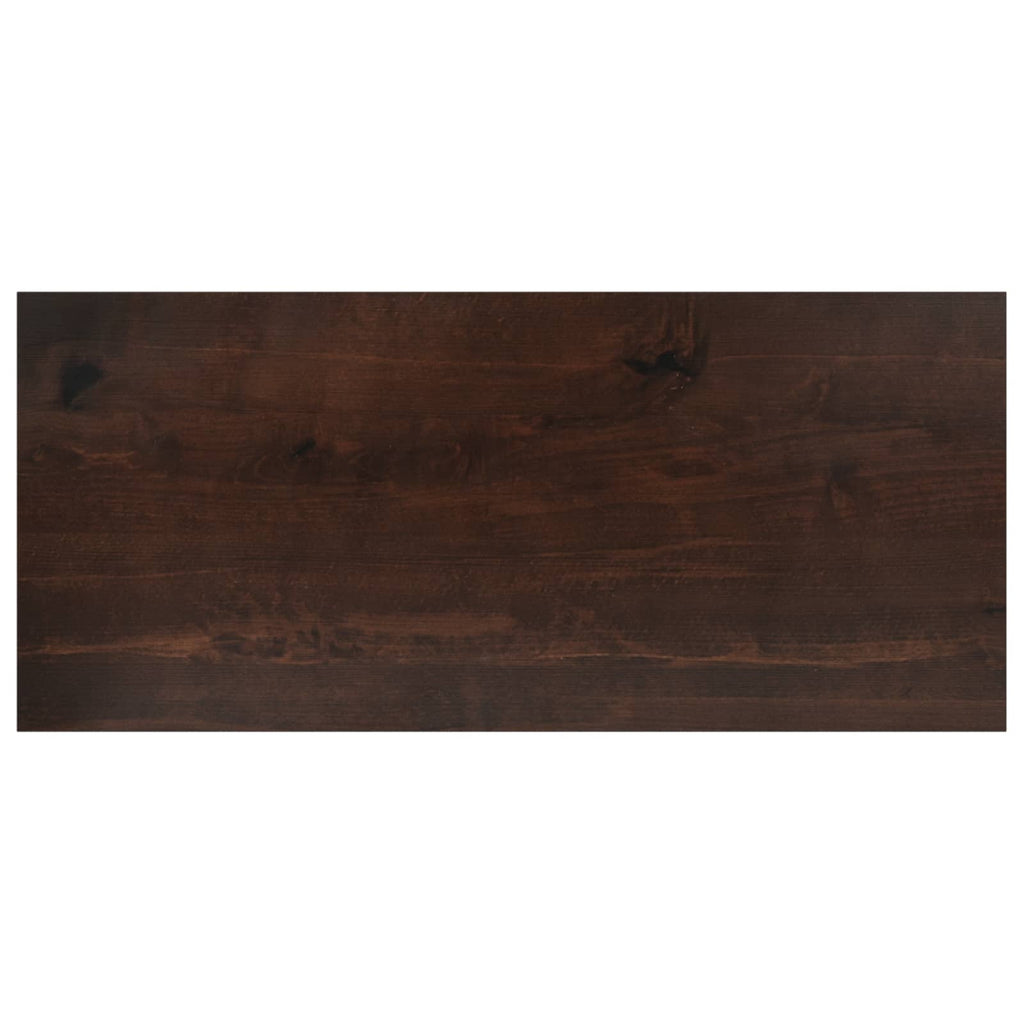 vidaXL Parapety 2 szt. Ciemny brąz 90 x 40 x 2 cm Drewno bukowe