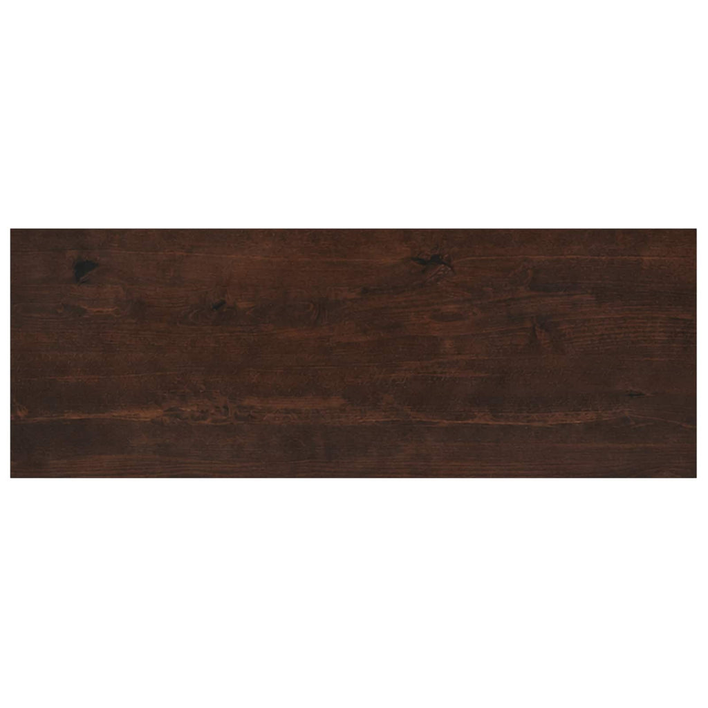 vidaXL Parapety 2 szt. Ciemny brąz 120 x 40 x 2 cm Drewno bukowe
