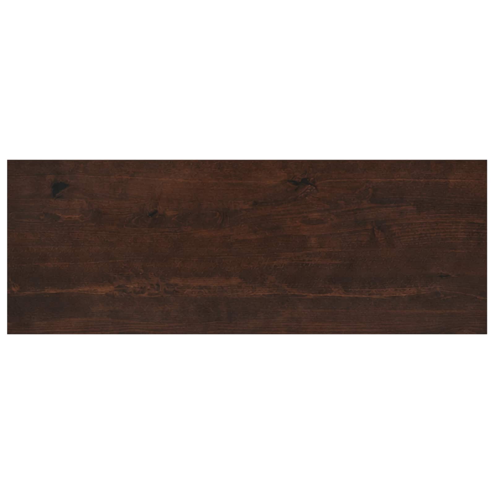 vidaXL Parapety 2 szt. Ciemny brąz 120 x 40 x 2 cm Drewno bukowe