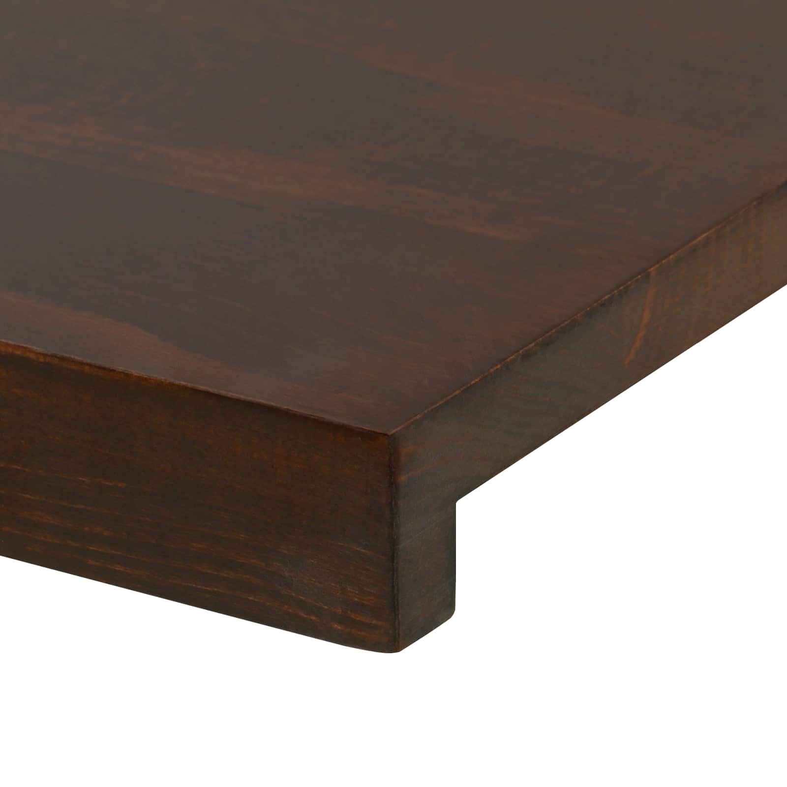 vidaXL Parapety 2 szt. Ciemny brąz 140 x 40 x 2 cm Drewno bukowe