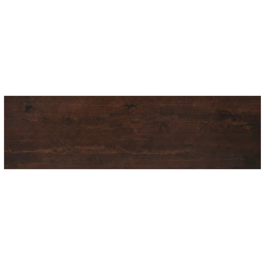 vidaXL Parapety 2 szt. Ciemny brąz 140 x 40 x 2 cm Drewno bukowe