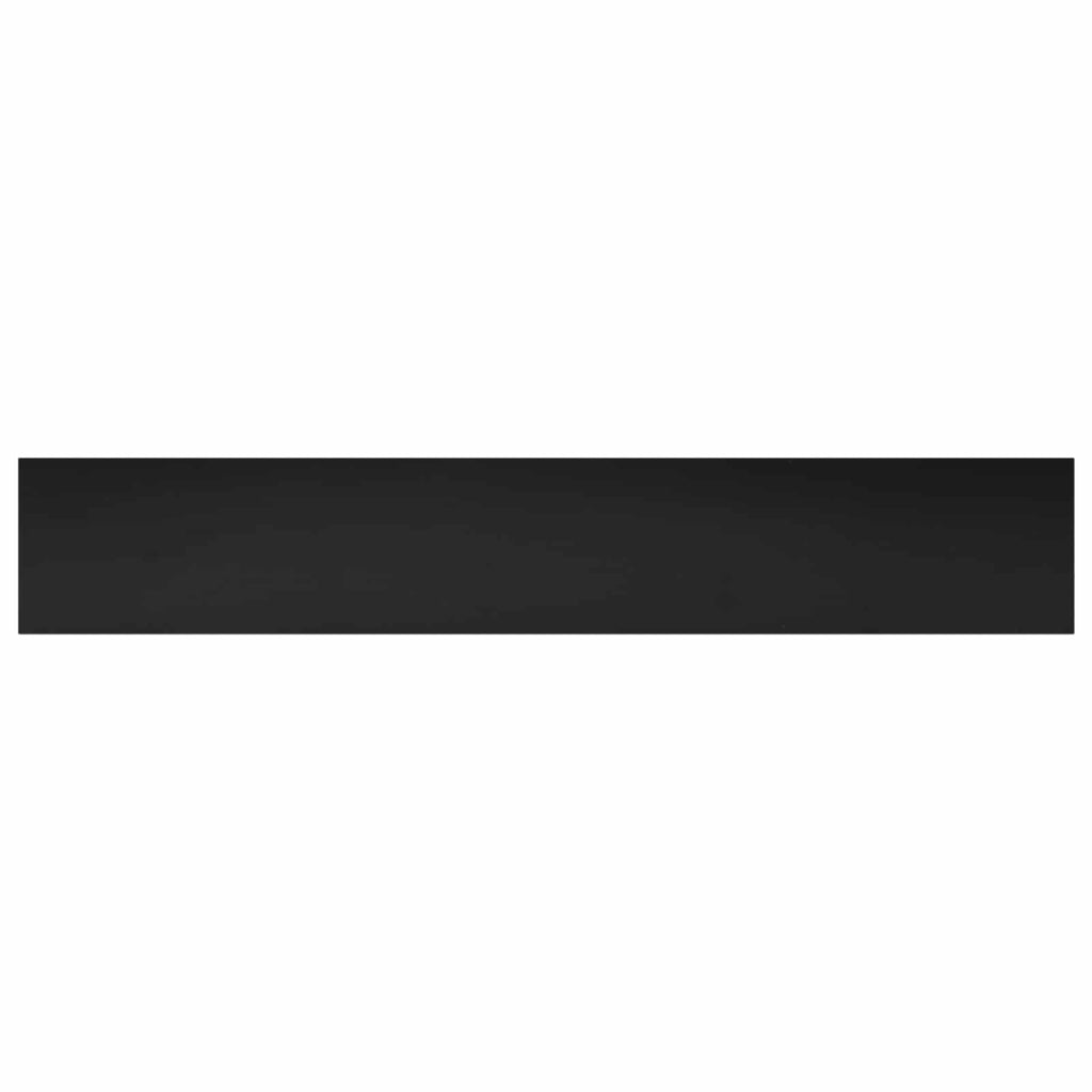 vidaXL Parapety 2 szt. Czarny 90 x 15 x 2 cm Drewno bukowe