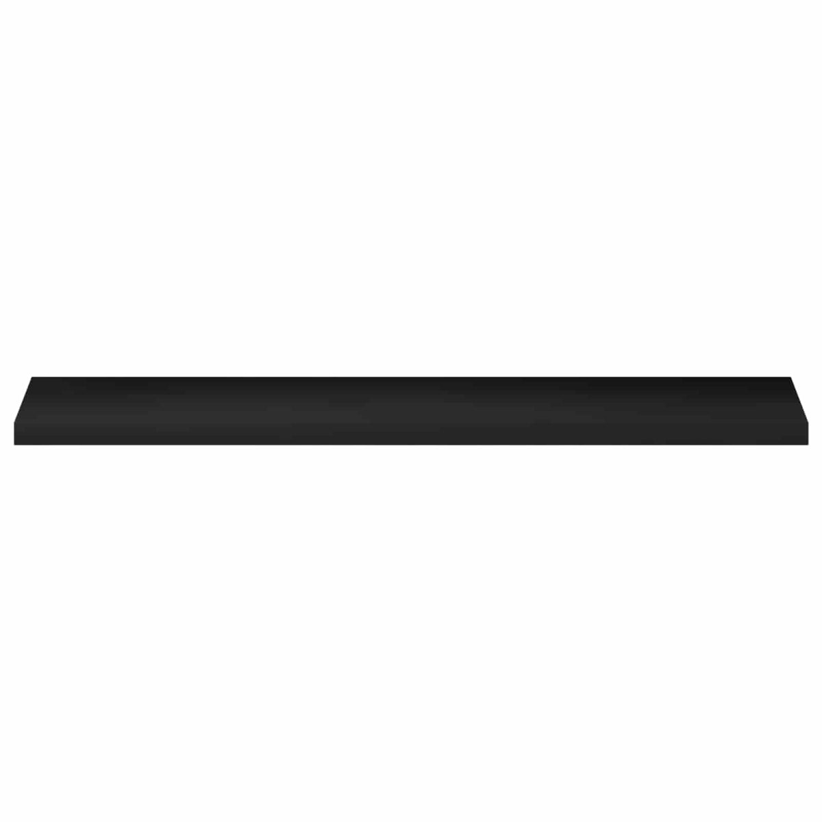 vidaXL Parapety 2 szt. Czarny 160 x 25 x 2 cm Drewno bukowe