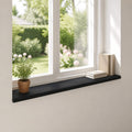 vidaXL Parapety 2 szt. Czarny 160 x 30 x 2 cm Drewno bukowe